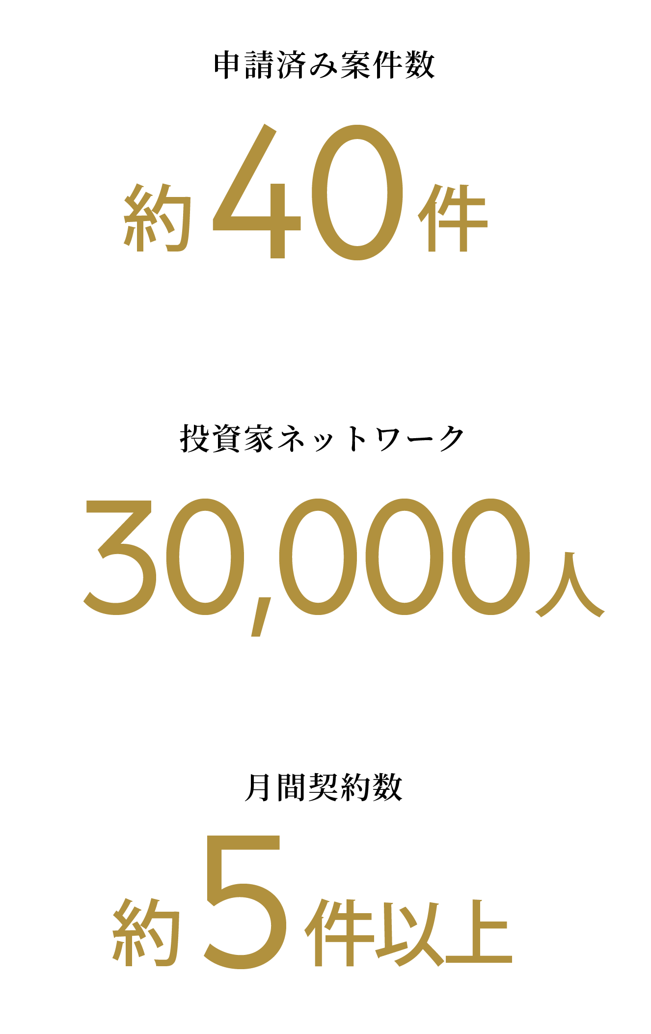 事業の実績